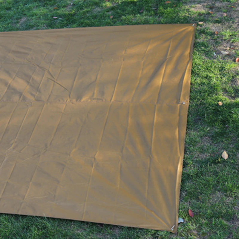 Cheap Goat Tents Family Beach Sunshade Tent Outdoor Durable Shade Awning Multifunction Tent Cloth Camping UV Large Portable Canopy Mat 3*3m Tents 